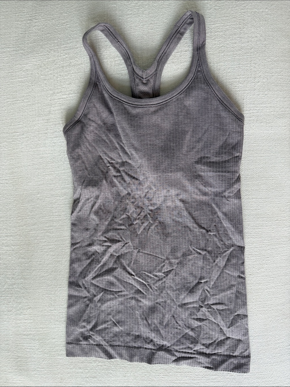 Lululemon size 4 Women’s Ribbed Racerback built in support Tank Top
